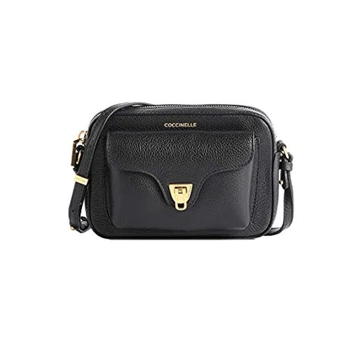 Coccinelle BORSA DONNA TRACOLLA BEAT SOFT MINI PELLE NOIR IF6550401001