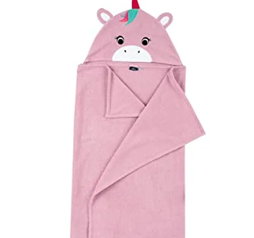 Chicco Accappatoio unicorno in spugna con cappuccio, Accappatoio Bambine e ragazze, Rosa,...