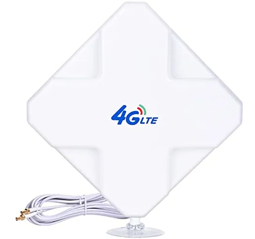TS9 4G LTE Antenna, 35dBi High Gain Long Range Network Ethernet Amplificatore di Segnale p...