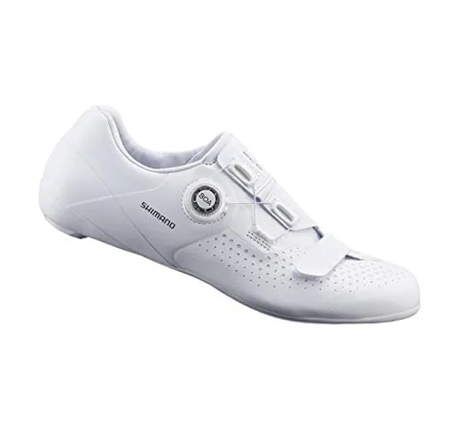 SHIMANO SH-RC5 - Scarpe da ciclismo, taglia EU 47 2020, colore: Bianco