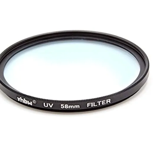 vhbw Filtro Universale UV 58mm per Fotocamera Tamron SP 90 mm F/2.8 Di Macro 1:1 VC USD.