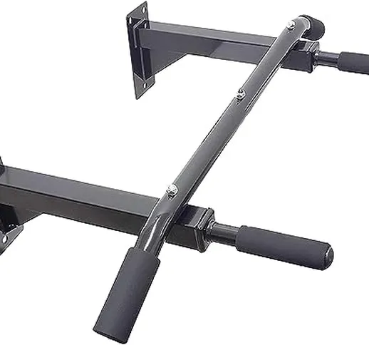 FFitness Barra Trazioni a Muro a Parete, Multifunzione Sbarra Pull Up Chin Up Multi-Grip B...