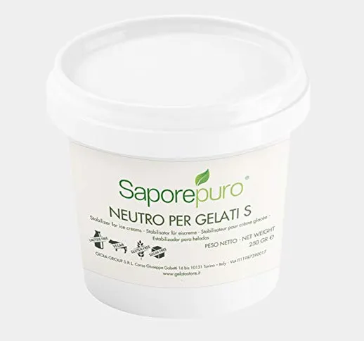 Neutro Stabilizzante per Gelati e Sorbetti con Farina di carruba, Tara, Farina di Guar, Em...