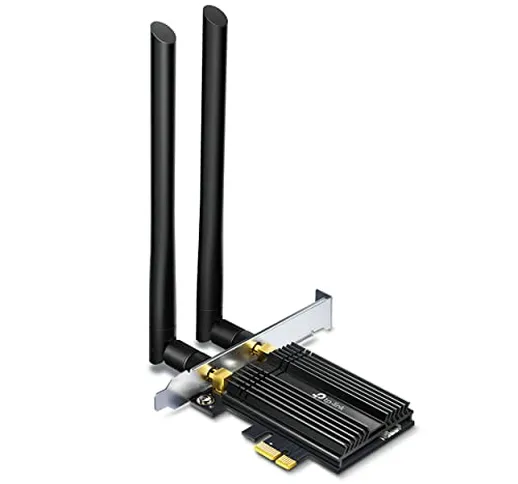 TP-Link Scheda di Rete Wireless Wi-Fi con Bluetooth 5.0, AX3000 Wi-Fi 6 PCIe, supporta sol...