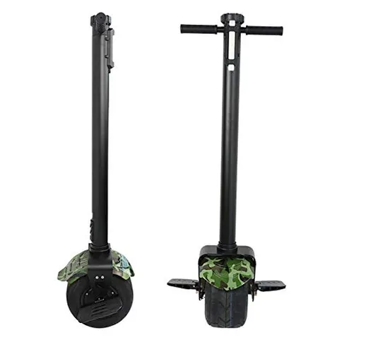 JHWX Scooter con Bilanciamento Automatico 10 '' all Terrain, con Altoparlante Bluetooth, p...