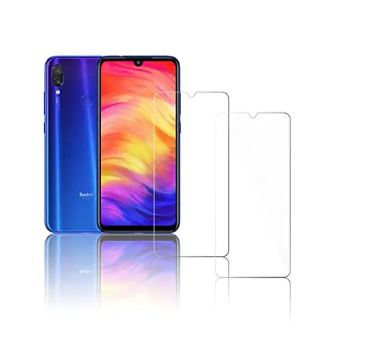 Camokia 2 Pezzi per Vetro Temperato Xiaomi Redmi Note 7,Pellicola Prottetiva Anti Graffio,...