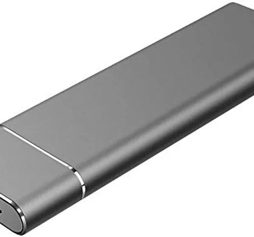 Disco rigido esterno portatile 1TB 2TB USB 3.0, adatto per PC, Mac, desktop, laptop, MacBo...