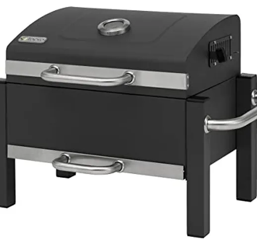 tepro Barbecue a carbonella Toronto Easy, superficie griglia: ca. 41 x 31 cm