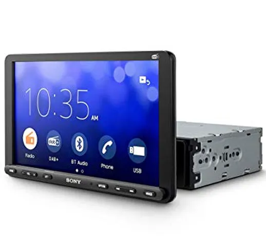Sony XAV-AX8050ANT - Autoradio con Display da 9", DAB/DAB+/FM, Antenna DAB Inclusa, Displa...