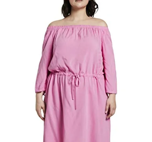 TOM TAILOR MY TRUE ME off Shoulder Vestito, 23471/Dusty Orchid, 54 Donna