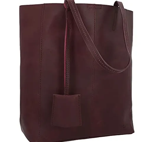 Gusti borsa da donna borsa in vera pelle borsa a spalla borsa shopper 13L borsa Cassidy bo...