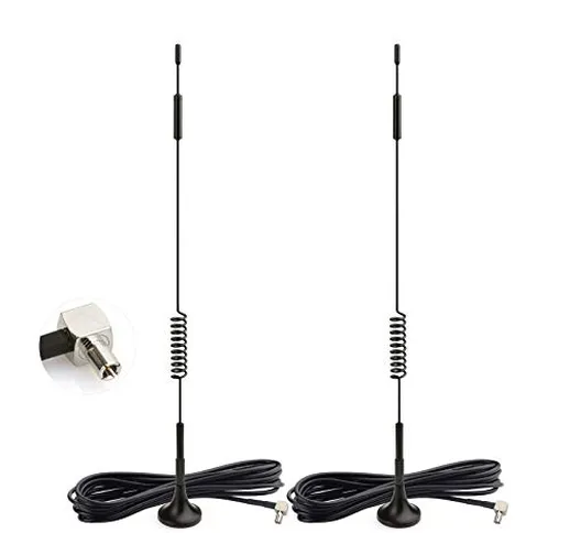 Bingfu Antenna 4G LTE 7Dbi TS9 Maschio Base Magnetica Cavo 3m Compatibile con Modem USB Ro...