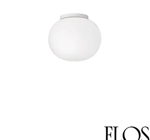 Flos Glo-Ball C/W ZERO Lampada da Parete/Soffitto applique bianco vetro F3335009 Jasper Mo...
