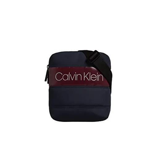 Calvin Klein Puffer Mini Reporter - Borse a spalla Uomo, Blu (Navy), 1x1x1 cm (W x H L)