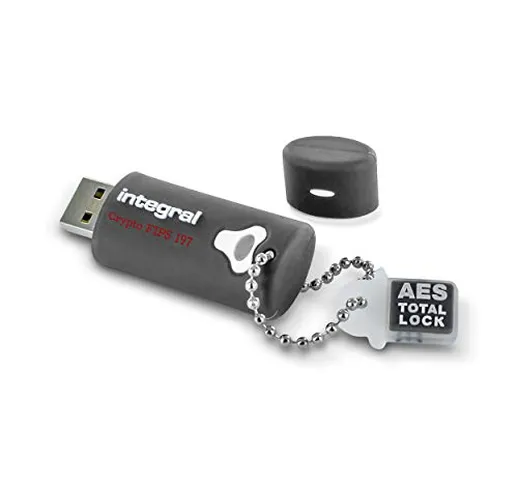 Integral 64GB Crypto unità flash USB USB tipo A 3.0 (3.1 Gen 1) Grigio