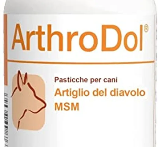 Dolfos Pets ArthroDol Integratore Articolazioni Cane, Antinfiammatorio e Analgesico Favori...