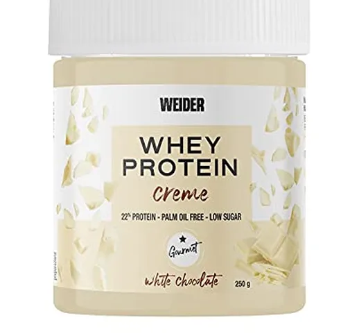 Weider Proteine Concentrate Whey White Spread, Sapore di cioccolato bianco - 250 Gr