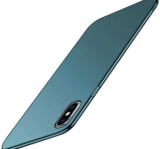 Beryerbi Custodia Compatibile con iPhone XS Max,Ultra Sottile Hard PC 360 Gradi Resistente...