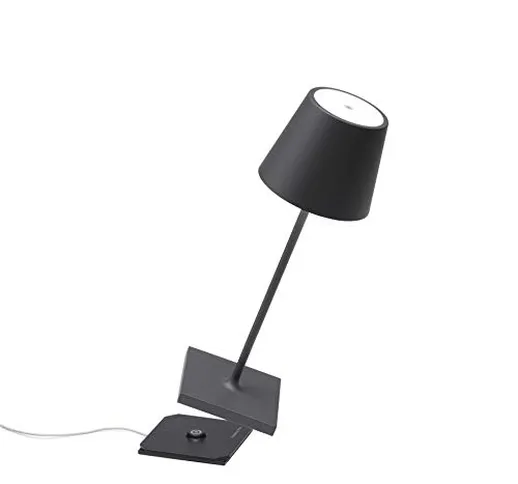 Zafferano - Poldina Pro Mini Lampada LED Dimmerabile da tavolo in alluminio, Protezione IP...
