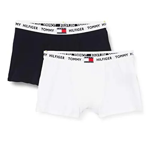 Tommy Hilfiger 2P Trunk Intimo, White/Desert Sky, 12/14/2020 Bambino