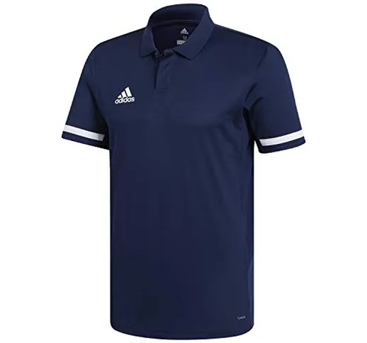 adidas 19, Maglietta Polo Uomo, Blu (Team Navy Blue/White), L