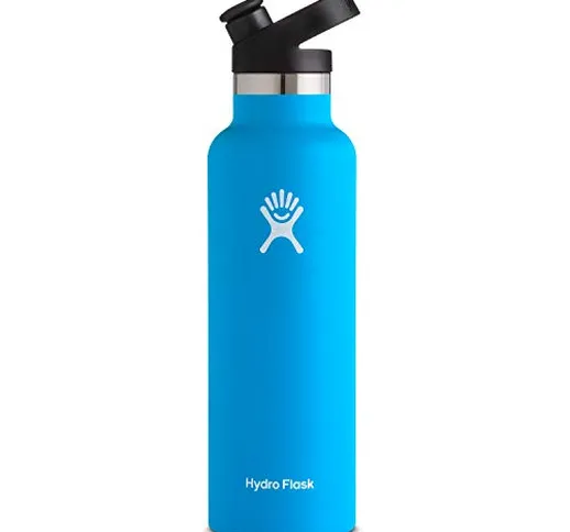 Hydro Flask Borraccia termica da 621 ml (21 oz) in acciaio inossidabile e isolamento sotto...