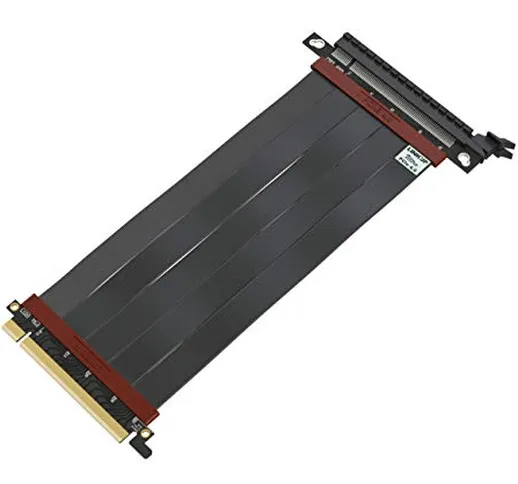 LINKUP - Ultra PCIe 4.0 X16 Riser Cavo [x570 RX5700XT Testato] Avanzati Twin-axial Super S...