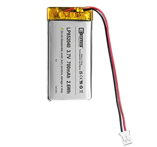 EEMB 3.7V Lipo Batteria 700mAh Ricaricabile agli ioni di Litio Polimero Batteria Li Polime...