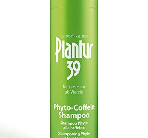 Plantur 39 Phyto-Coffein Shampoo per capelli fini e fragili, 1 x 250 ml – Per capelli sopr...