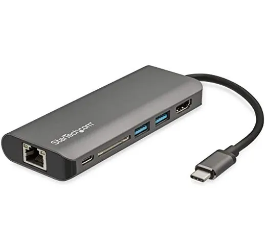 StarTech.com StarTech.com Adattatore USB-C Multiporta con HDMI - SD - 2xA 1xC - PD3.0 - Hu...