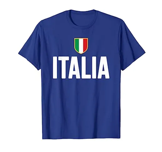 Italia Scudetto Tricolore Bandiera Italiana Maglietta