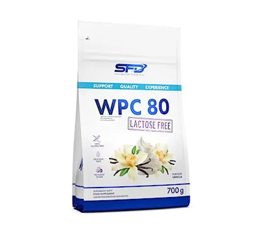 SFD WPC 80 Integratore Alimentare Senza Lattosio – Proteine ​​In Polvere Senza Lattosio –...