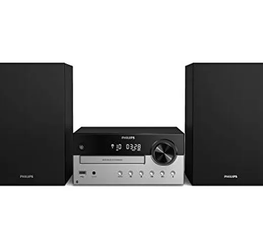 PHILIPS AUDIO, TAM4205/12, M4205/12 Mini Impianto Stereo Hi-Fi Compatto (Bluetooth, Radio...