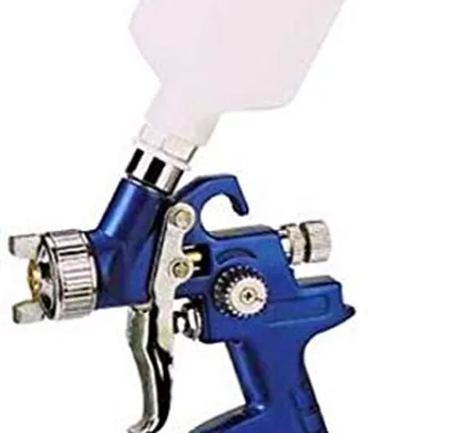 Mini Aerografo Professionale HVLP SPRAY GUN 125cc ASTURO H-2000 NYLON UG. 0.8mm OTTIMO