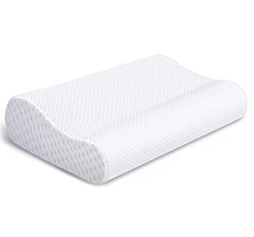 look envy Cuscino in Memory Foam per Dormire Morbida Traspirante Cuscino Cervicale Memory...