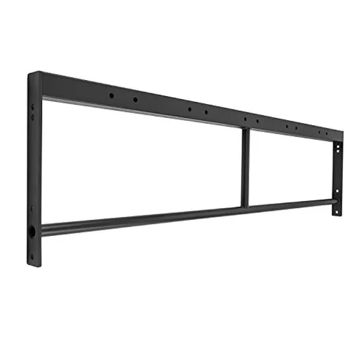 Capital Sports Double Bar 168 Barra Doppia per Sollevamenti 168 cm Metallo Nero