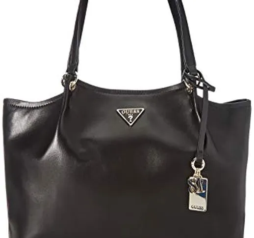 Guess Tangey Girlfriend Carryall Borsa a Tracolla da Donna, Nero, Taglia Unica