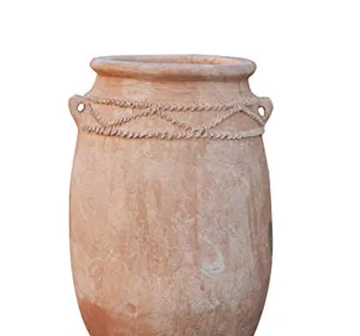 Biscottini Vaso Terracotta del Sahara 100x60x60 cm | Vasi Terracotta Grandi Fatti a Mano |...