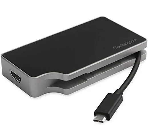 StarTech.com Adattatore Multi-porta USB-C con HDMi e VGA - 1x USB-A - 95W PD 3.0 - 4K - 1x...