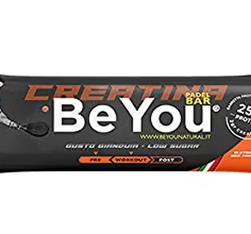 Barrette Snack proteiche 25% di Proteine -Be You Sport Padel Bar -24 barrette gusto Giandu...