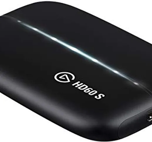 Elgato HD60 S, scheda acquisizione esterna, streaming e registrazione in 1080p60 con laten...