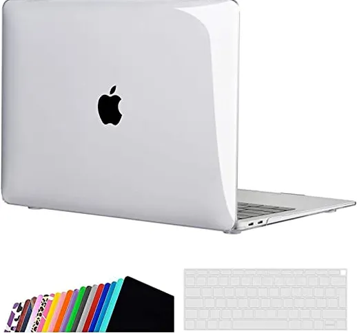 INESEON Custodia Compatibile con 2021 2020 2019 2018 MacBook Air 13 Retina (A2337 M1/ A217...