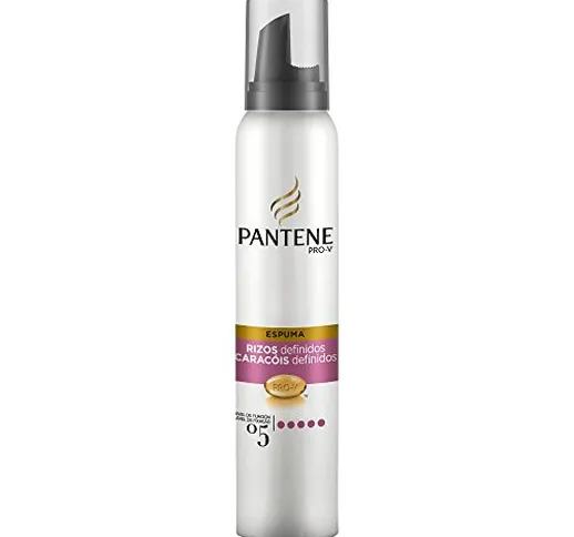 Pantene Pro-v Riccioli Definiti Extra Forte Mousse, Floral, 250 Millilitro