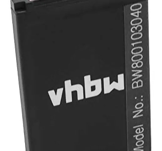 vhbw Li-Ion batteria 800mAh (3.7V) per cellulari e smartphone ZTE C170, C190, C366, C370,...