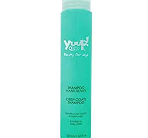 YUUP SHAMPOO MANTI RUVIDI 250 ml - Shampoo per cani specifico per le razze a pelo ruvido