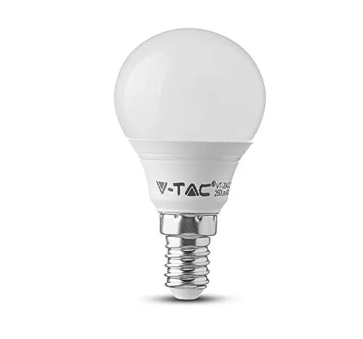 V-TAC 4123 4W Lampadina LED E14 a incandescenza 170-240V, SMD 2700K, 320Lm Luce, 180 gradi...