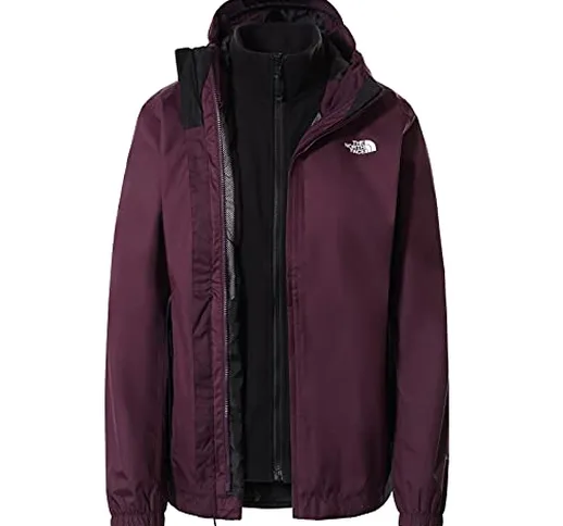The North Face - Women's Resolve Triclimate Jacket, Blackberry Wine/Black, XS