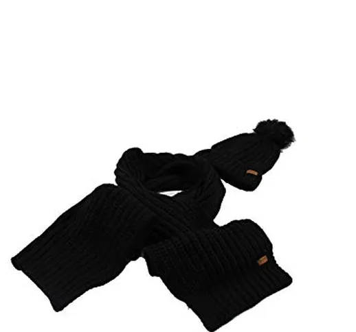 Barbour BAACC1945 set sciarpa e cappello NERO