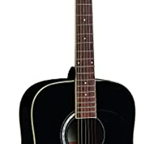 EKO - RANGER 6 BLACK, Chitarra Acustica Serie Ranger, Colore Nero