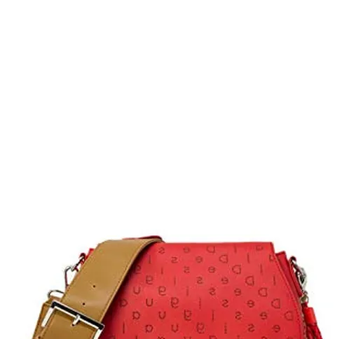 Desigual 20saxpc5 - Borsa da donna, Rosso (Colore: rosso), Taglia unica